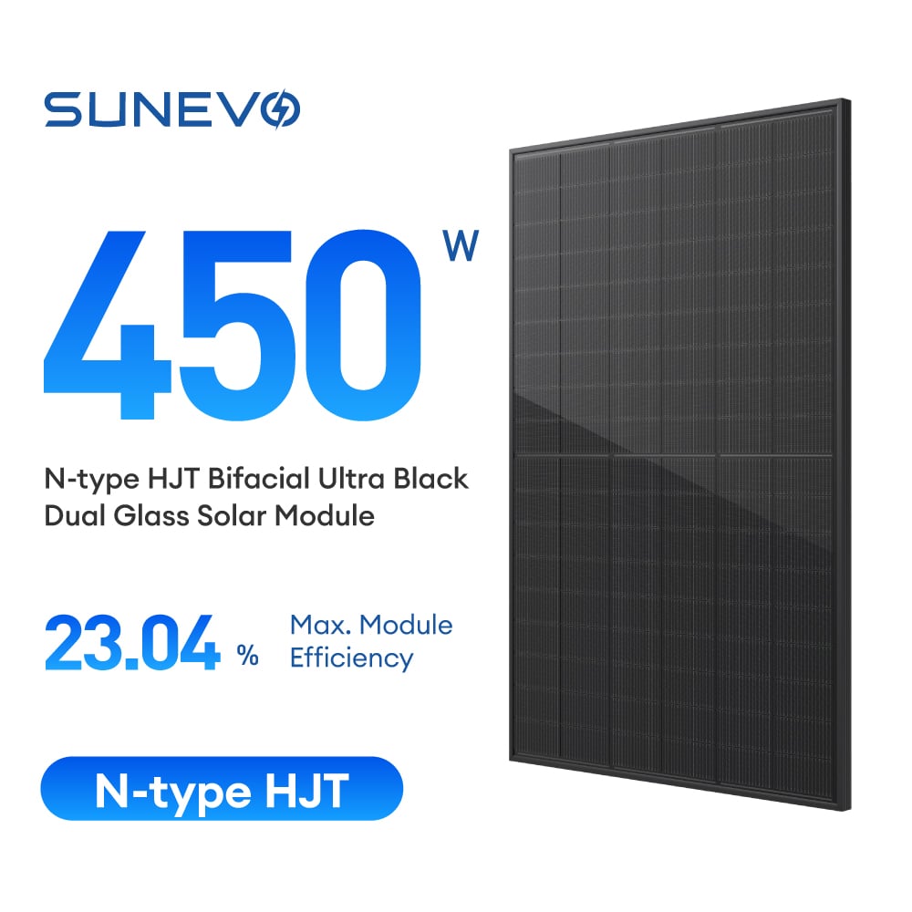 EVO5N SE5-54HBD 430W-450W Bifacial/BifacialUltra Black/Black Frame
