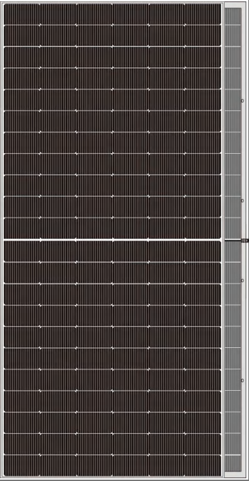 N-TopCon Solar Panel Mono 620W-650W bifacial