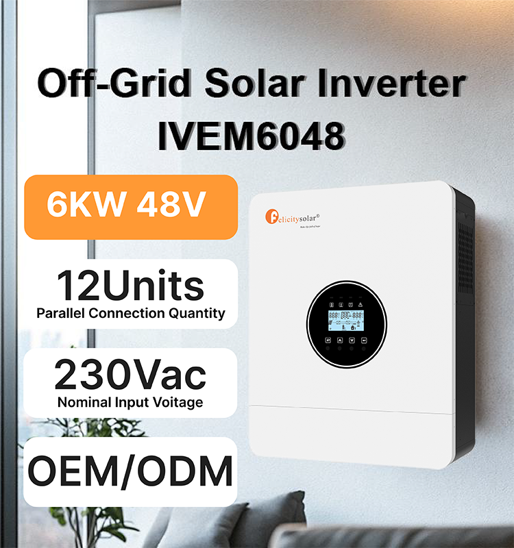 Off-grid High-freguency Solar inverter IVEM Series AC-220V