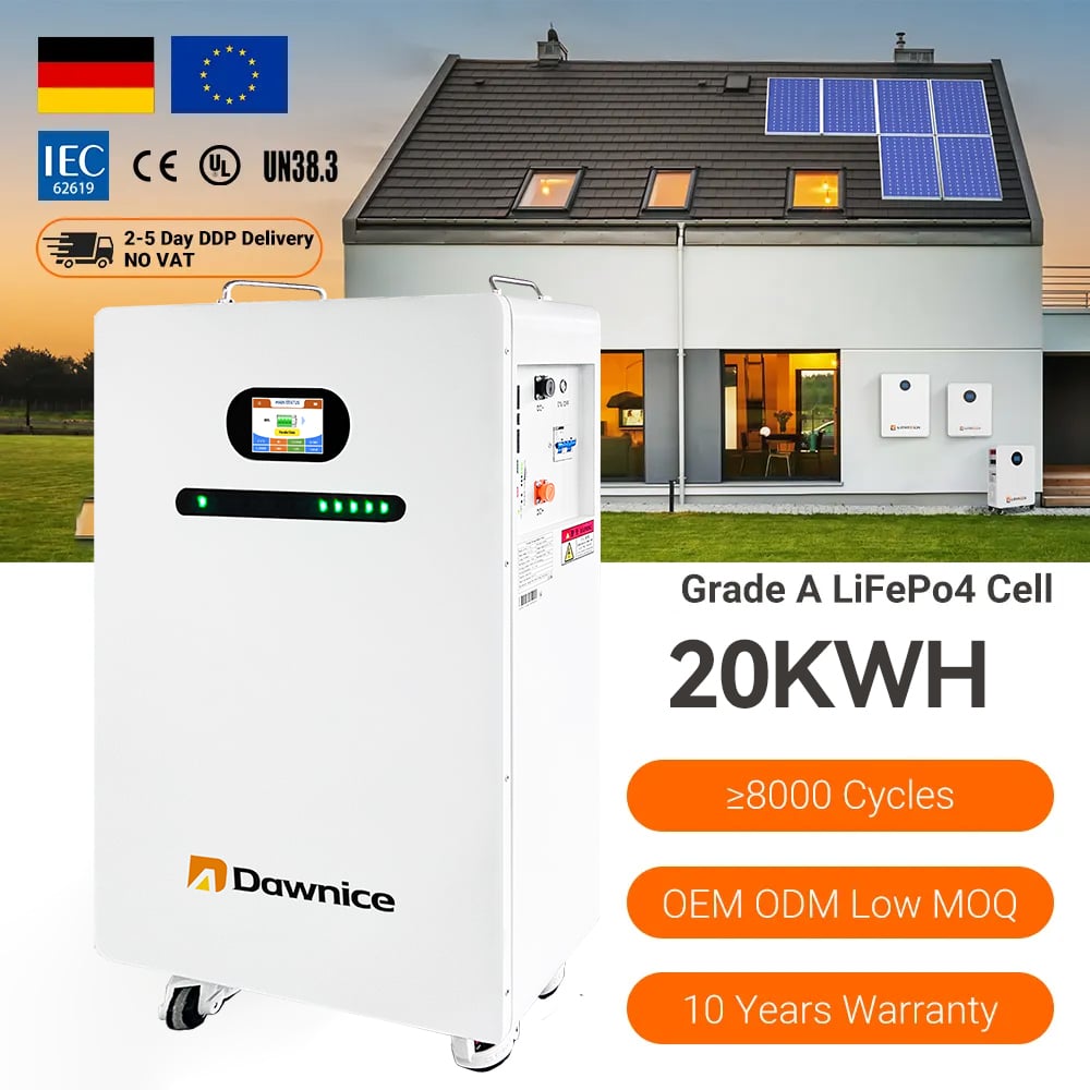20kw 20kWh Lithium Ion Battery Home Energy Storage System