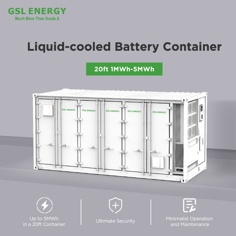 1MWh / 2MWh / 3.72MWh / 5MWh Containerized Energy Storage System 20ft & 40ft Outdoor Battery Containe