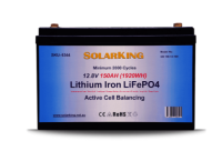 12.8V 150AH Solarking Lithium Iron Battery Plastic Case CB-150-12-100