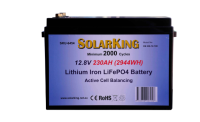12.8V 230AH Solarking Lithium Iron Battery Plastic Case CB-230-12-100