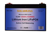 12.8V 120AH Solarking Lithium Iron Battery Metal Case CB-120-12-100