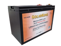 25.6V 120AH SolarKing Lithium Iron Metal Case CB-120-24-50