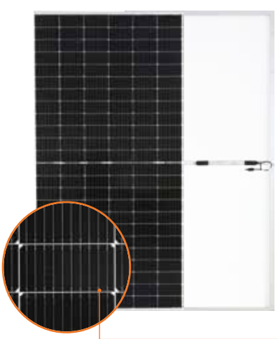 M10-144 Glass Backsheet 520-555W