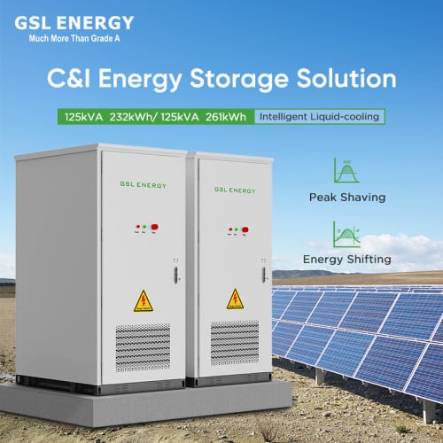125kW 261kWh Liquid Cooling All-in-one Industrial and Commercial Energy Storage System
