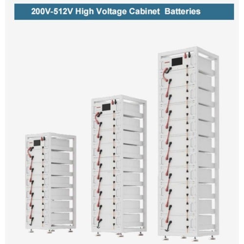 200V-512V High Voltage cabinet Batteries