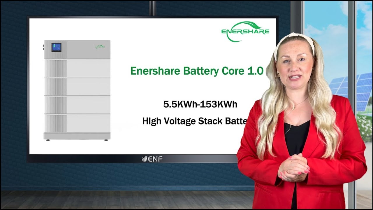 9.6kWh to 25.6 kWh European Spot Stackable High Voltage Battery